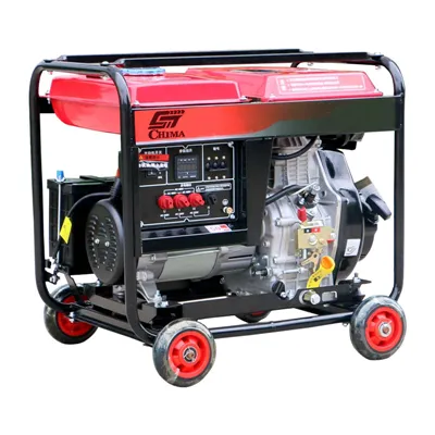 Small Diesel Back Up 5 Kva Silent ljudisolerade generatorer för hemmabruk